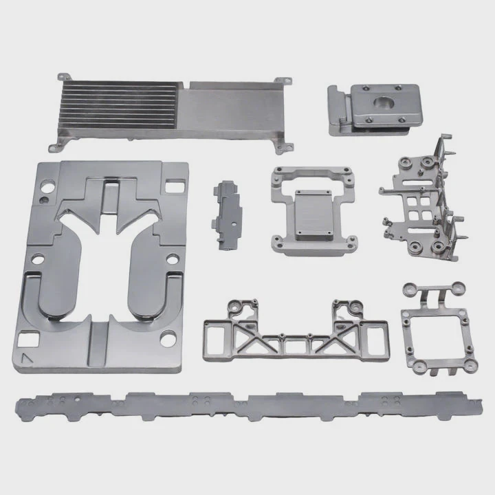 Cnc gefertigte Metallkühlkörperteile