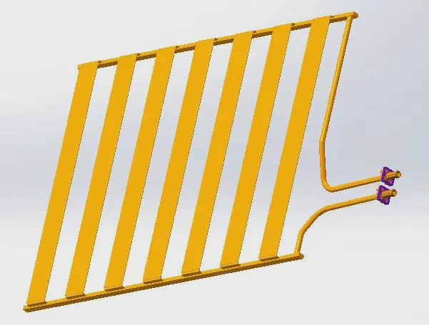 Brazing flüssiges Kühlblech Lieferant