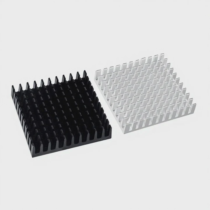 50 × 50 mm, Aluminium-Leiterplattenkühlkörper der Serie 6000
