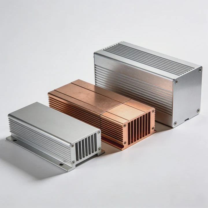 Fertigung Cnc gefräste Aluminiumkühlkörperteile