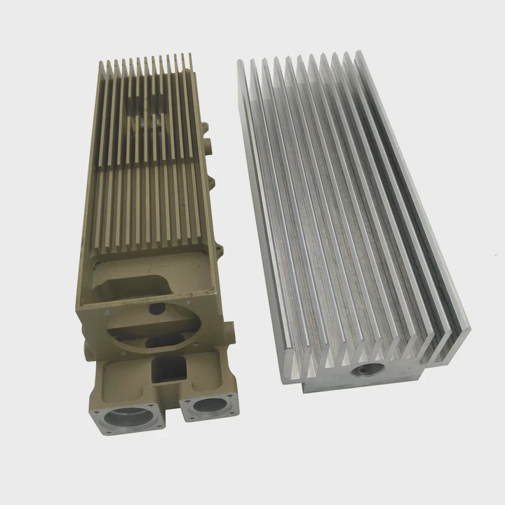 Oem anodisiertes Aluminium Fräsung Kühlkörper Lieferant