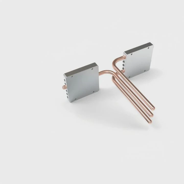 Kundenspezifische CNC-Aluminium-Kühlbasis
