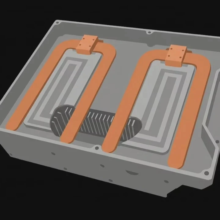 maßgefertigte Edelstahl-Cnc-Kühlplatte
