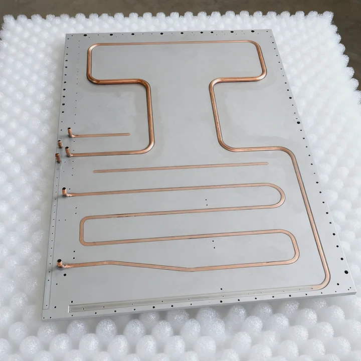 Epoxy Bonded Aluminum Cooling Plate in Deutsch