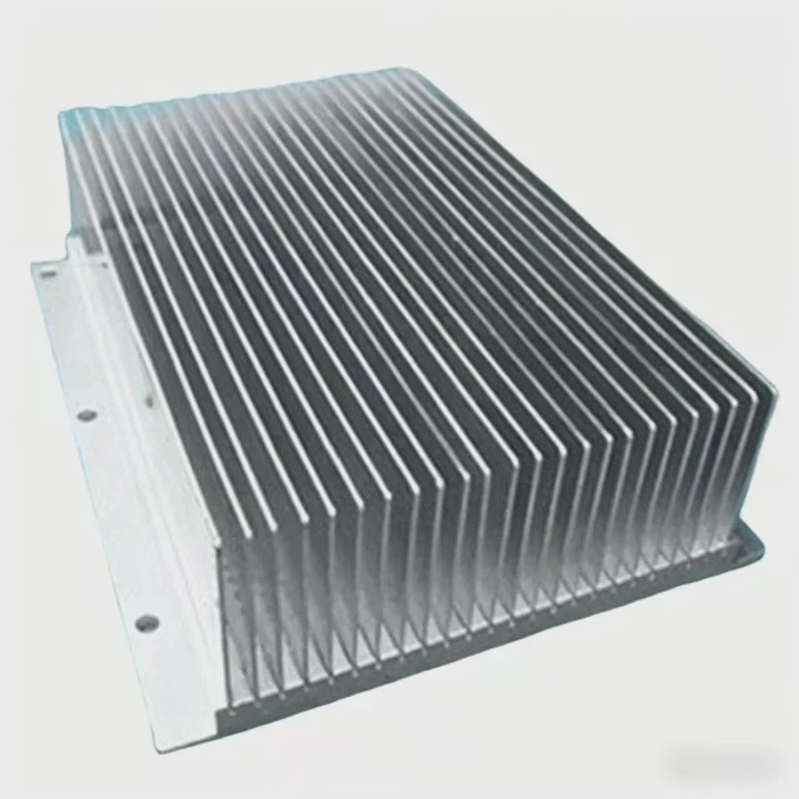 6063 extrudierte quadratische Aluminium-Wärmeableiter