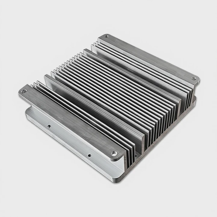 Cnc Aluminium Kamm und Sonnenblumen Kühlkörper