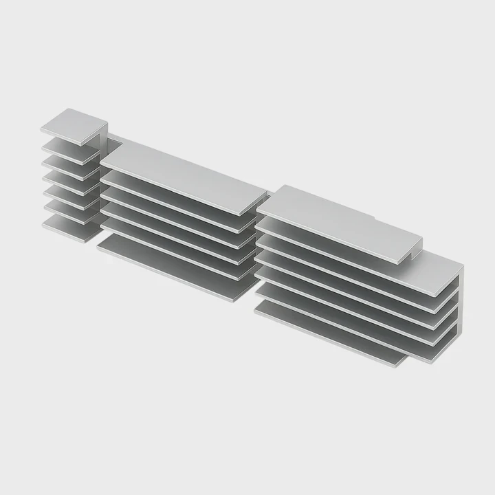 Industrieller CNC-Aluminiumkühlkörper 45 mm