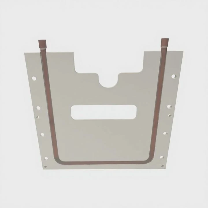 Cnc Aluminium Flüssigkeitskühlerplatte