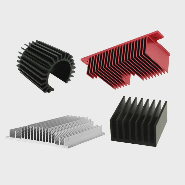 Disipador de calor LED de aluminio con doblado y soldadura
