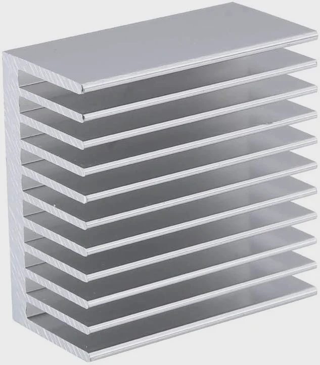 Disipador de Aluminio CNC para Amplificador de Potencia