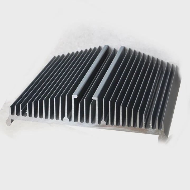 Disipador de calor extruido de aluminio 6063-T6 personalizado