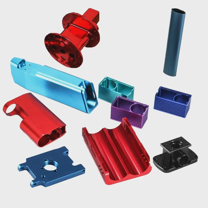 Disipador de calor de aluminio anodizado CNC personalizado