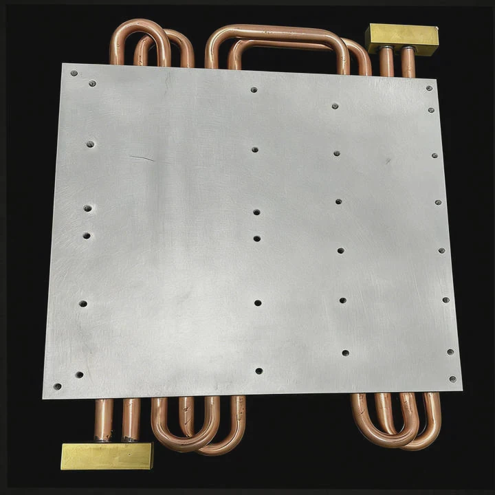 Placa de refrigeración líquida de aluminio CNC OEM