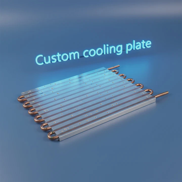 Placa de refrigeración líquida flexible de aluminio