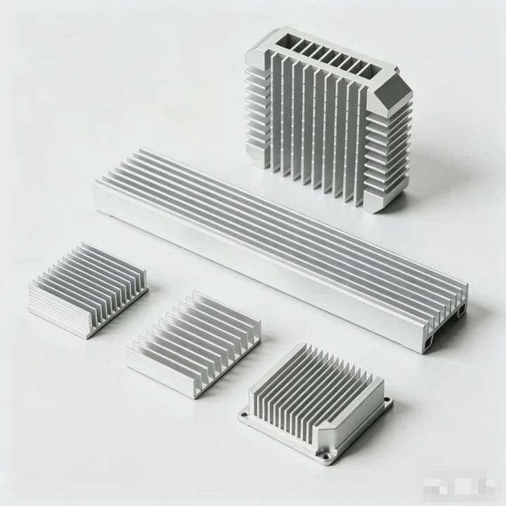 Radiador de enfriamiento CNC de acero inoxidable y aluminio &