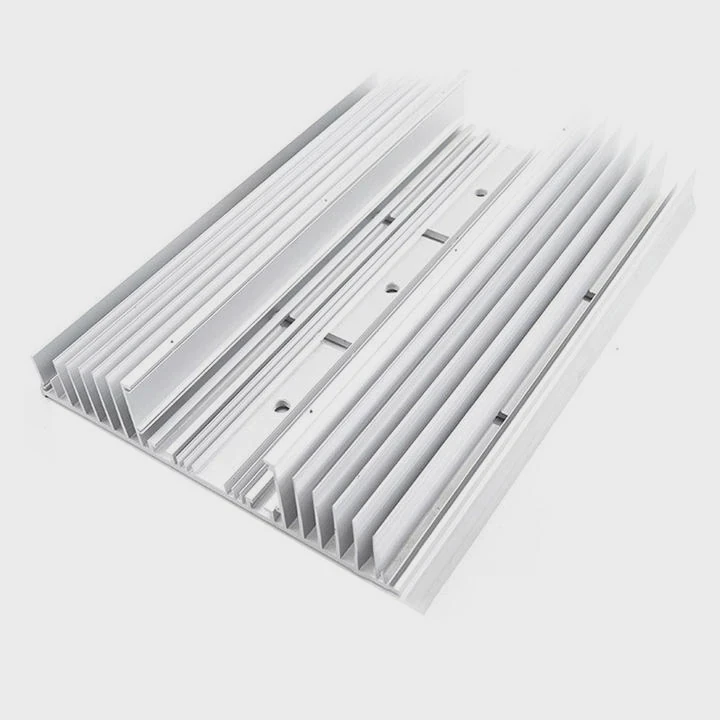 Disipador de calor de aluminio extruido CNC
