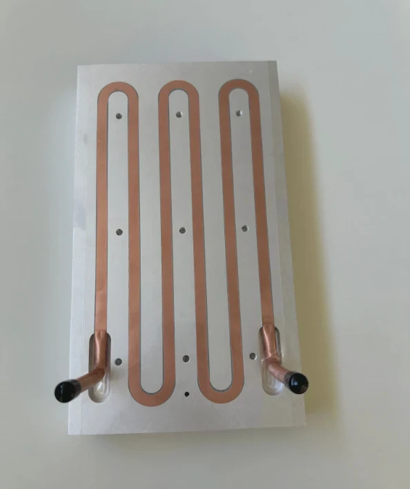 Aletas de Calentamiento de Cobre de Aluminio CNC