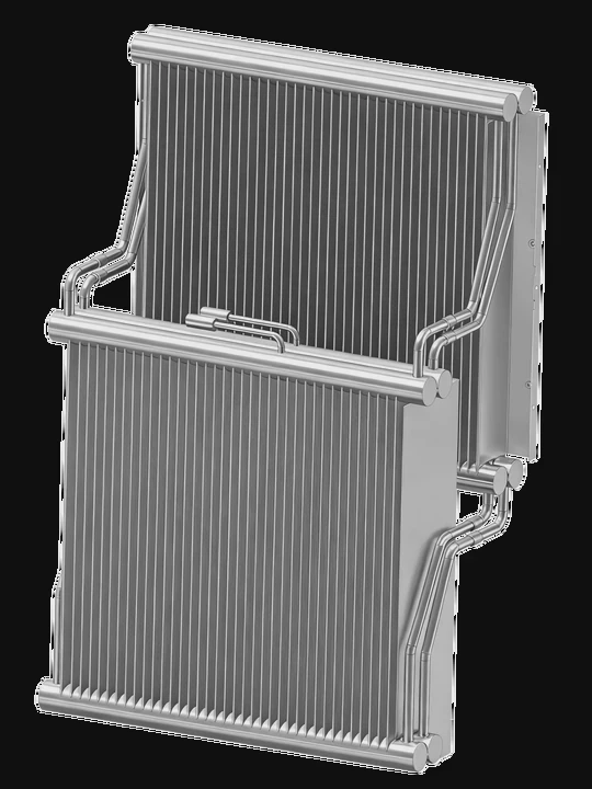 Radiador de intercambiador de calor de microcanal