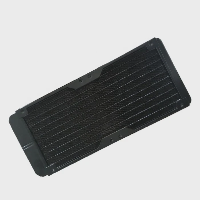 Radiador de alta eficiencia con aletas de placa de aluminio