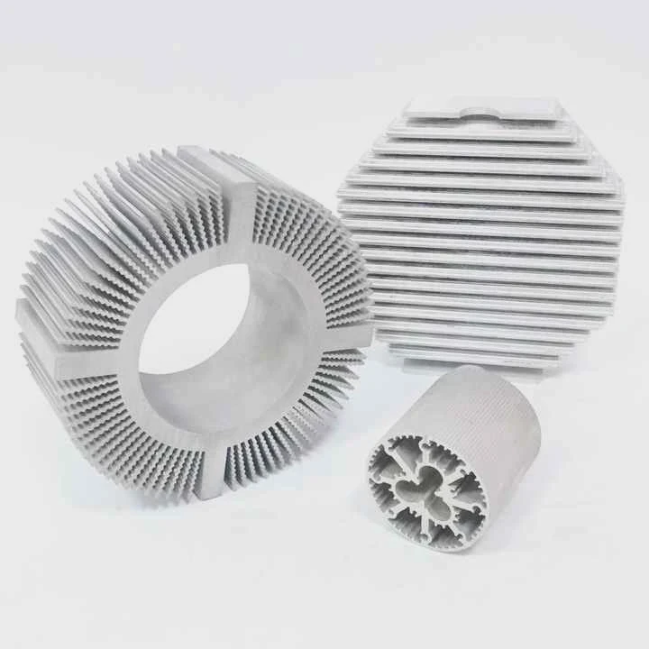 Radiateur de refroidissement lumineux en aluminium 6063 personnalisé
