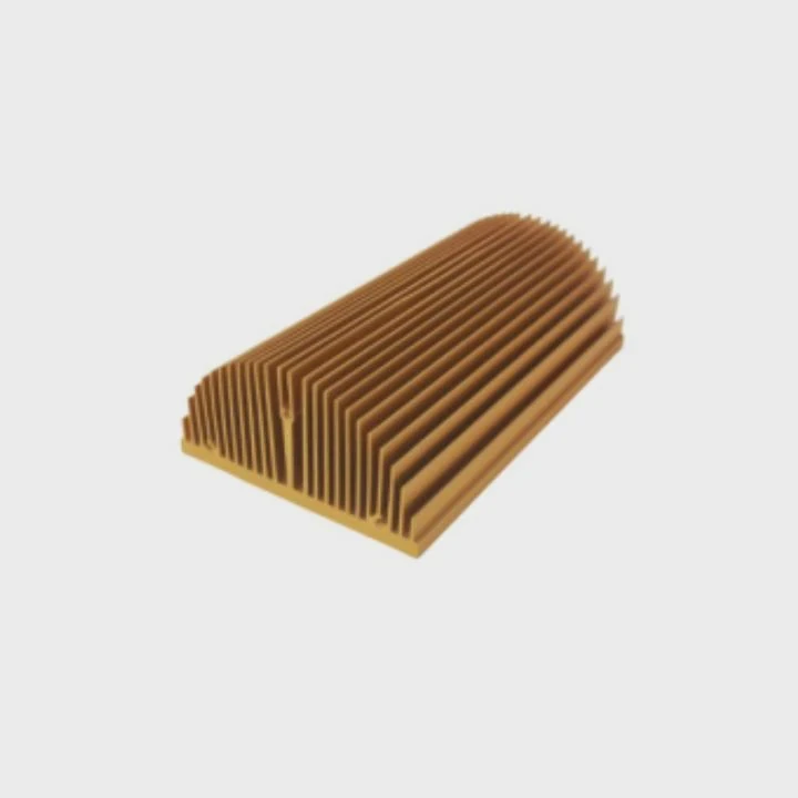 Radiateur d'extrusion d'aluminium OEM