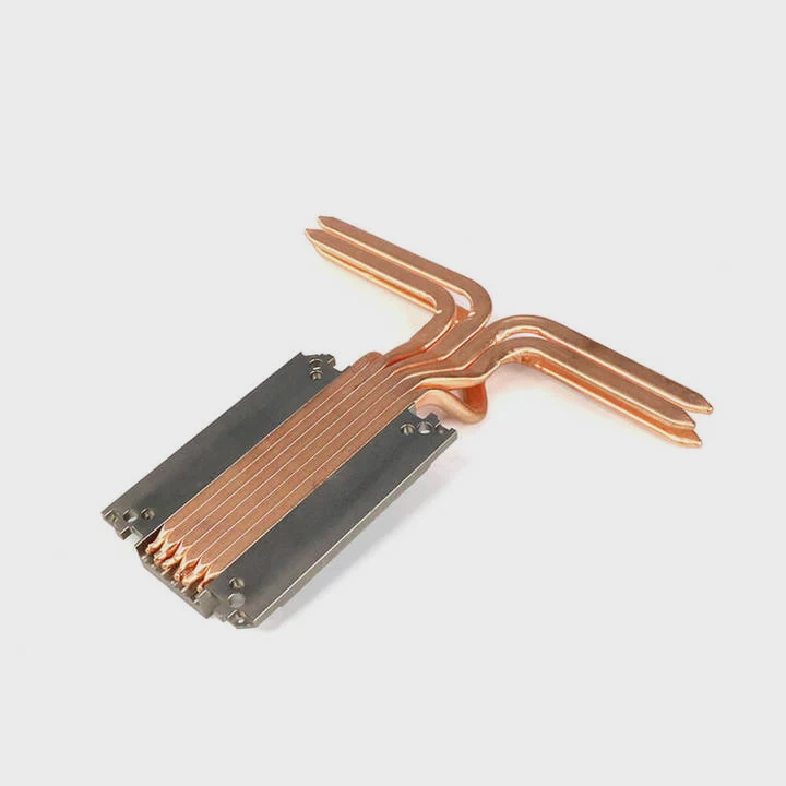 Aluminium Vc avec tuyau en cuivre Zipper Fin