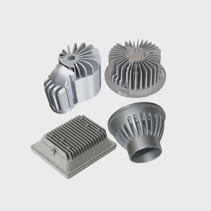 Radiateur de lampe LED en alliage d'aluminium moulé sous pression