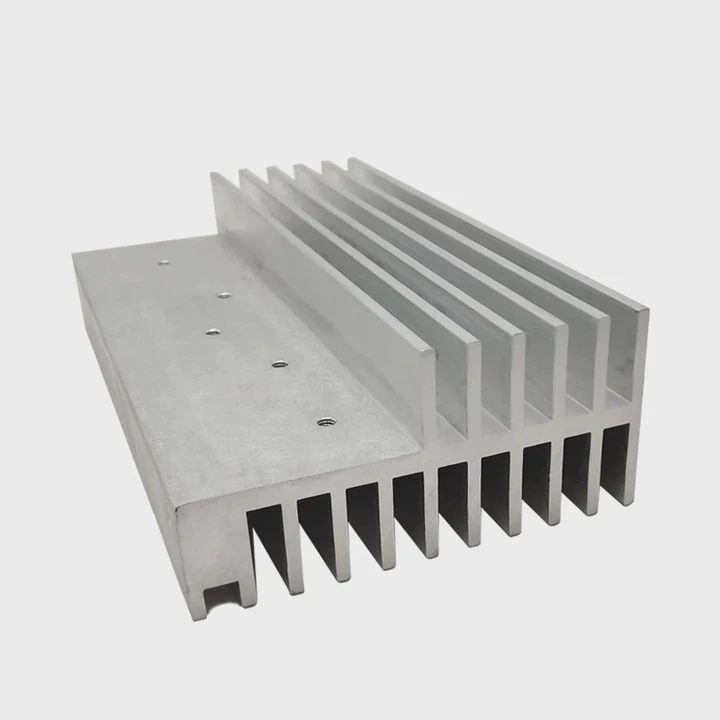 Profil d'échangeur de chaleur en aluminium CNC LED personnalisé