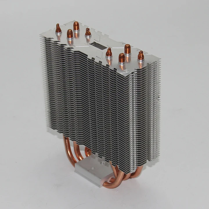 Radiateur en aluminium LED avec tube de refroidissement en cuivre