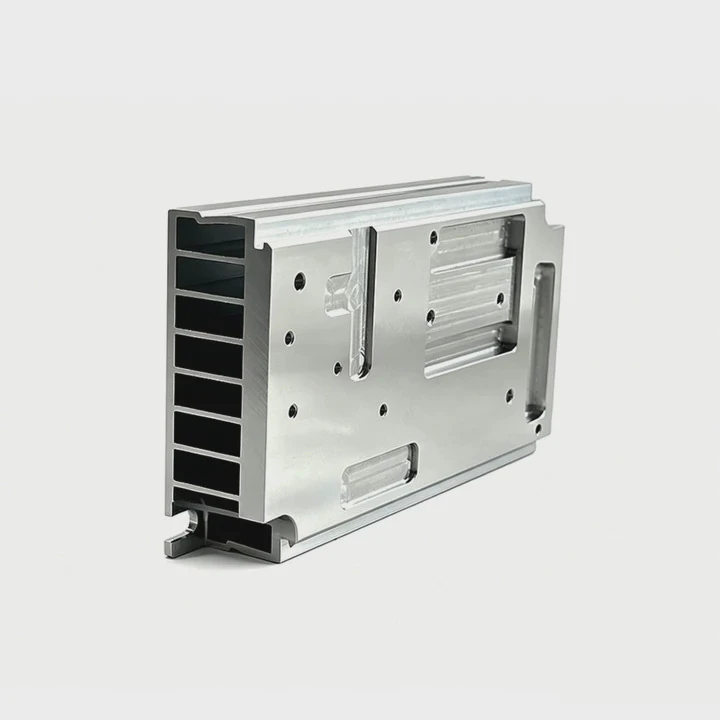 Boîtier de dissipateur thermique en aluminium pour onduleur solaire