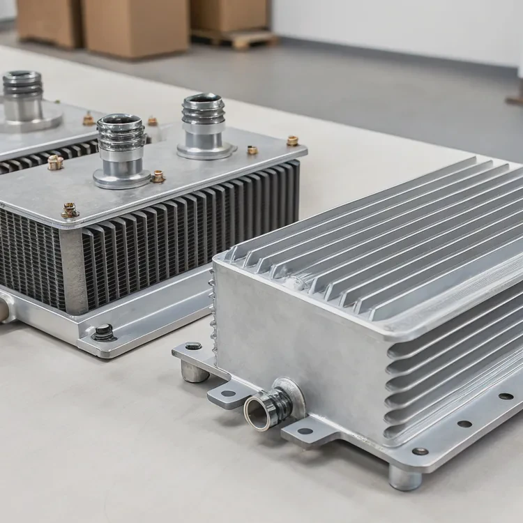 Black leather crossbody handbag with gold accents