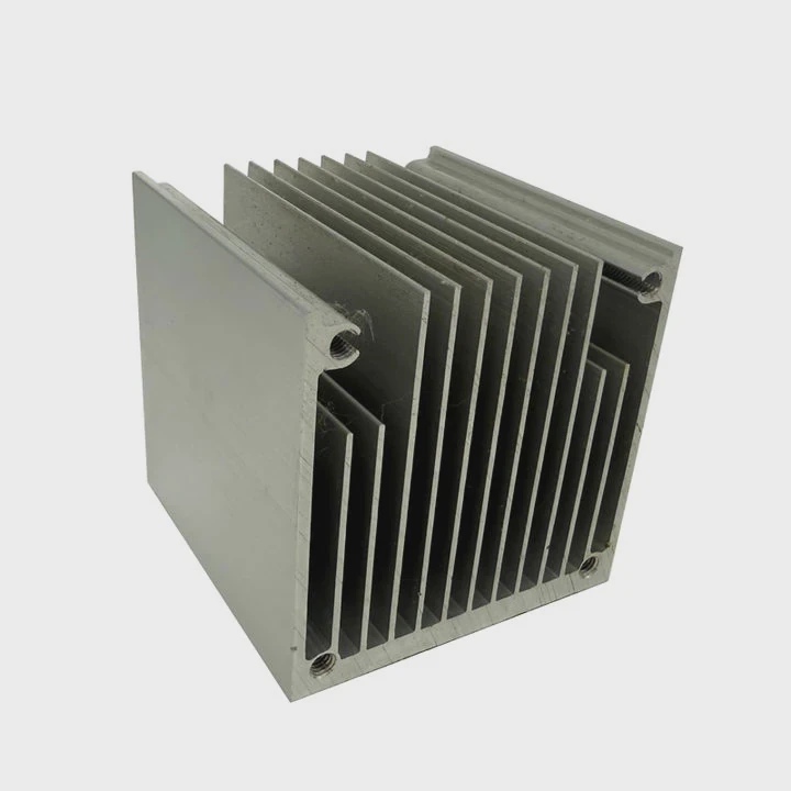 Black Anodized Aluminum Extruded Heat Sink
