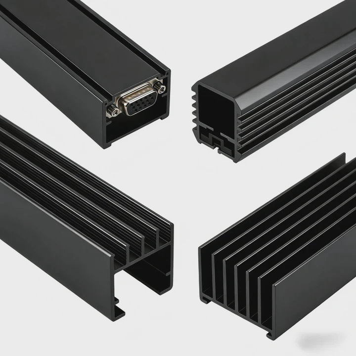 Extruded Aluminum Led Housing Heat Sink