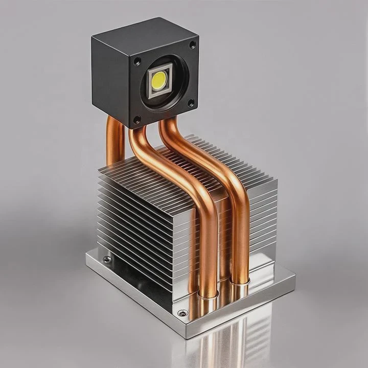 Cob Heat Sink With Copper Heat Pipes