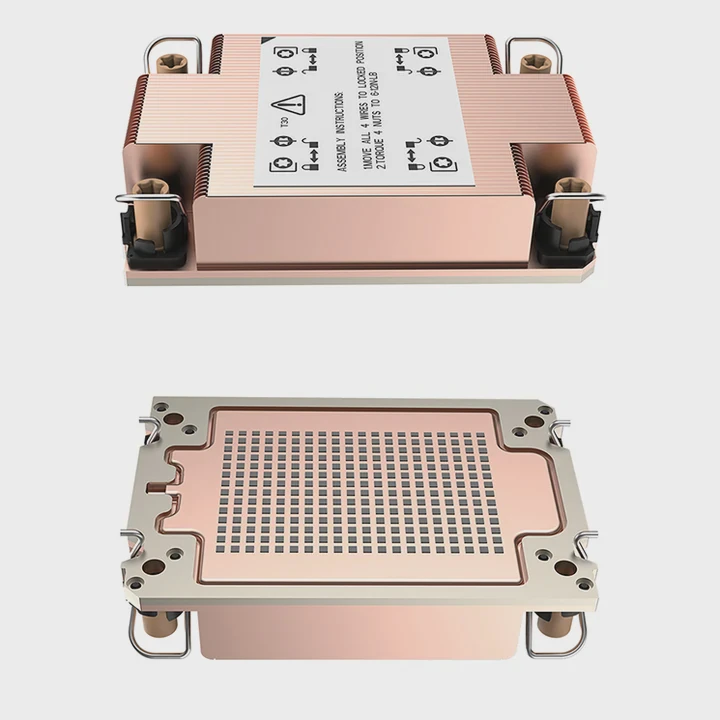 1U Lga4677 Passive Copper Vc Heatsink