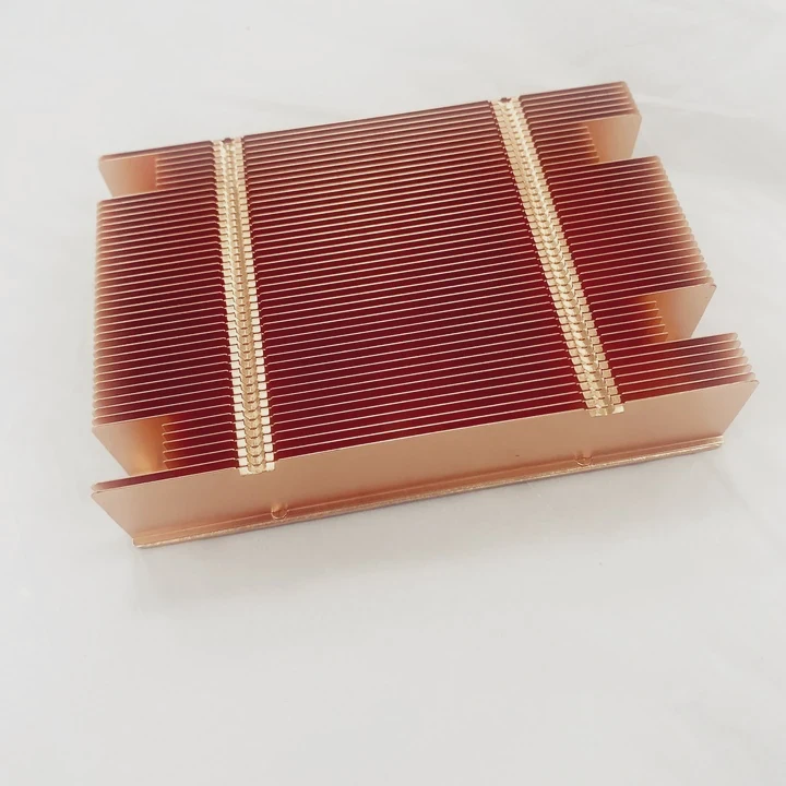 Copper Vc Heatsink With Zipper Fins