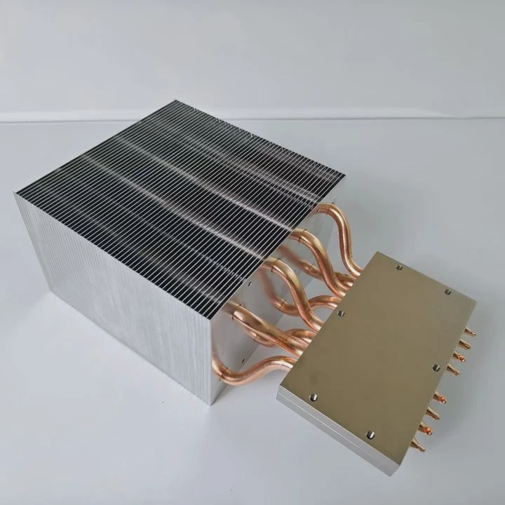 Cnc Aluminum Stainless Steel Zipper Fin Heat Sink