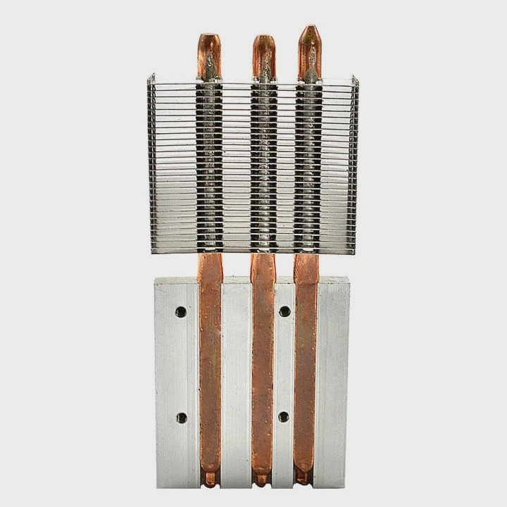 Brass Copper Heat Pipe With Aluminum Fins