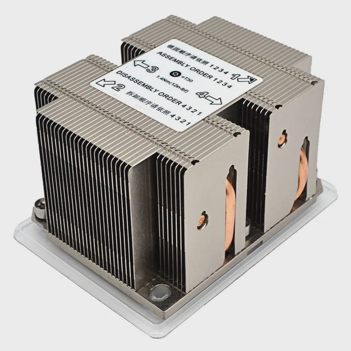 305W Passive Cpu Cooler With Copper Heat Pipes