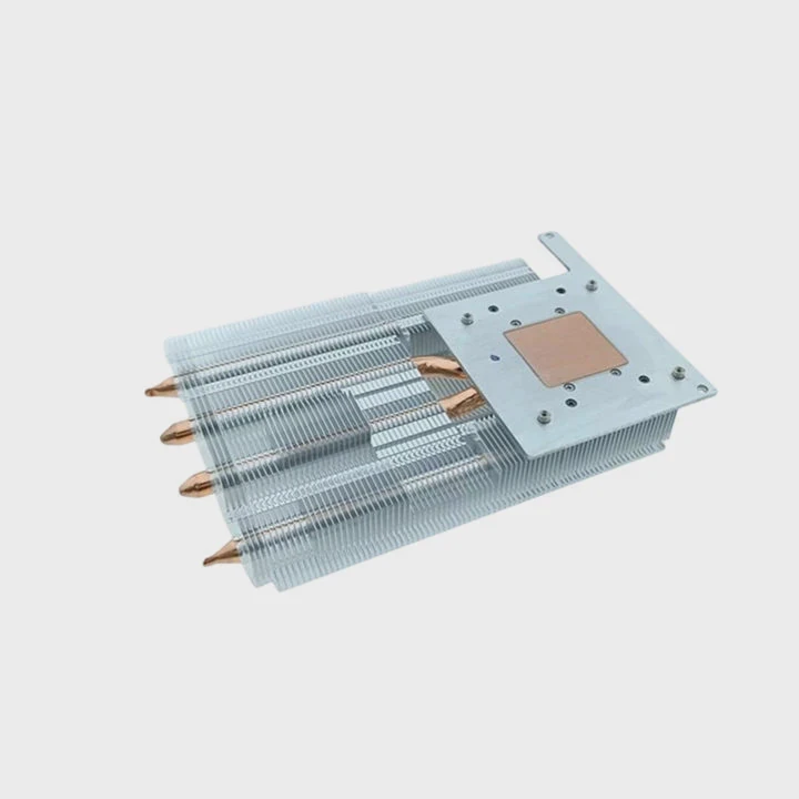 High-Density Copper Aluminum Heat Pipe Heatsink