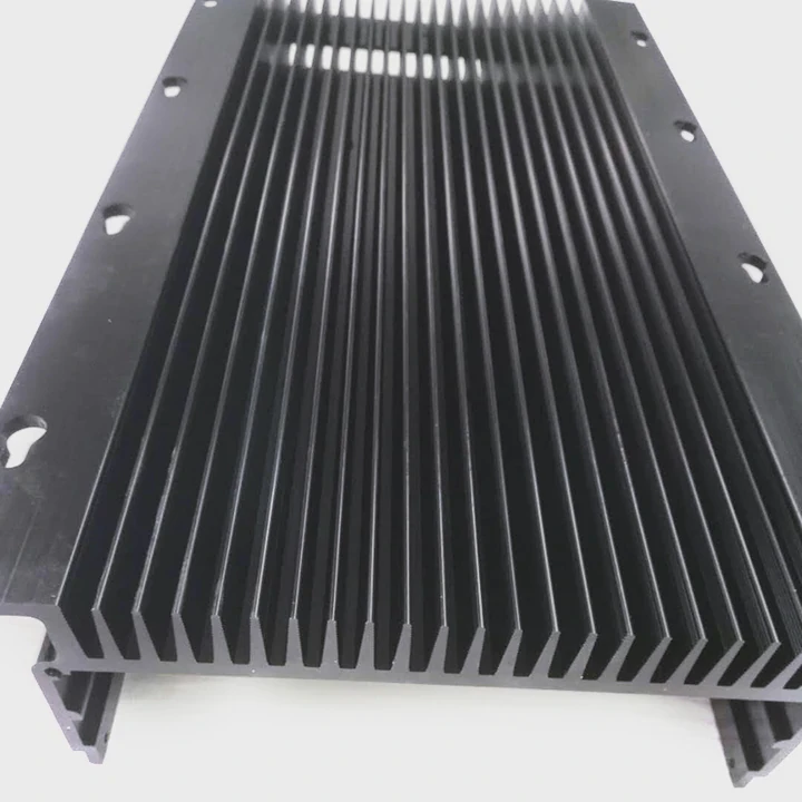 Black Anodized 60636061 Aluminum Heat Sink