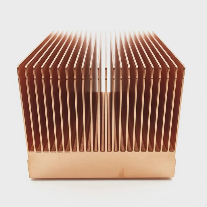 Cnc Machined Stainless Steel & Copper Heat Sink
