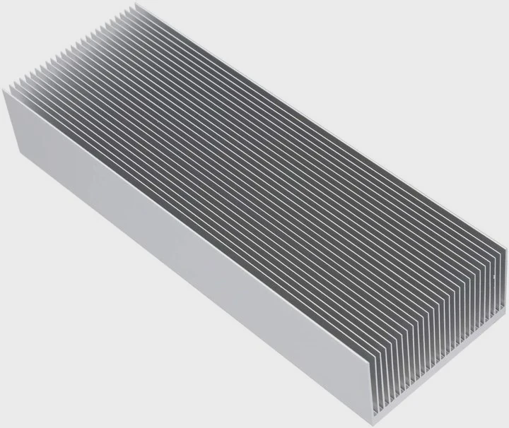 Aluminum Heat Sink Module With 27 Fins For Led Cooling