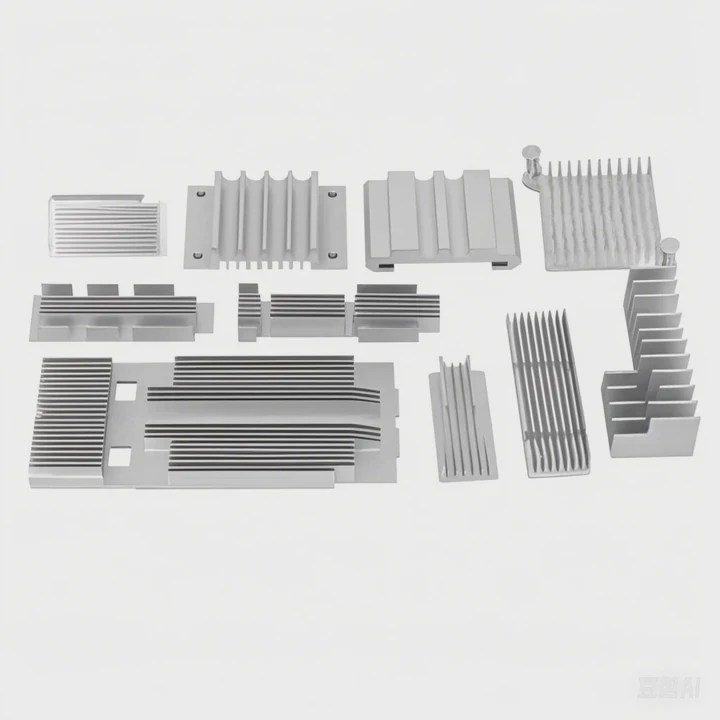 6000 Series Aluminum Extruded Heat Sink For Pcb