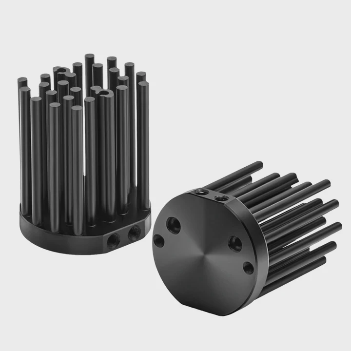 Cnc Round Pin Fin Heat Sink