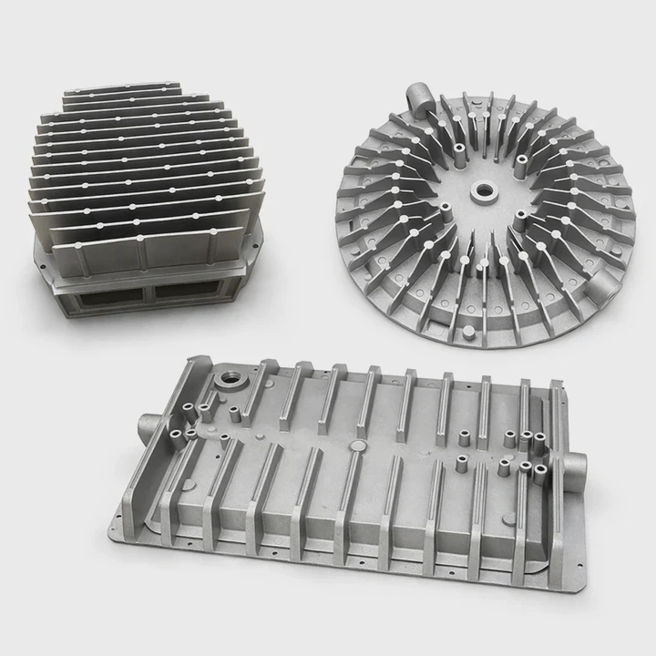 Sandblasted Aluminum Die Cast Heat Sink