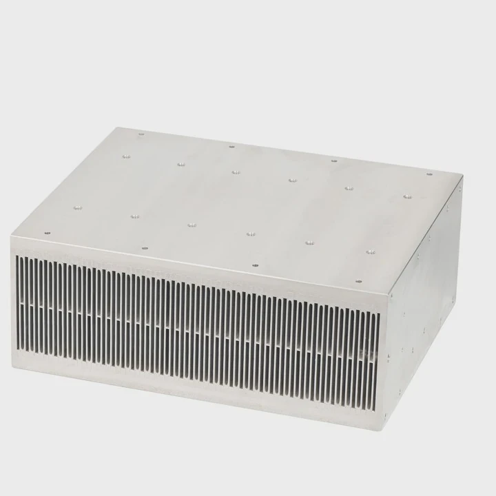 Pressed Fin Aluminum Heat Sink