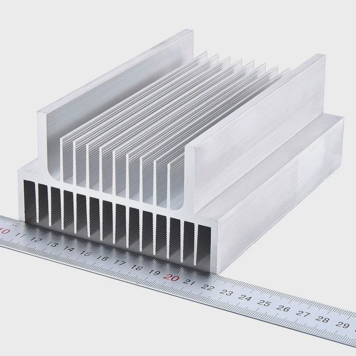 85X60Mm Aluminum Extruded Amplifier Heat Sink