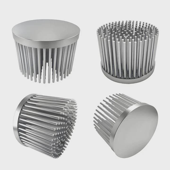 Cnc Machined Cold Forged Aluminum Led Heat Sink